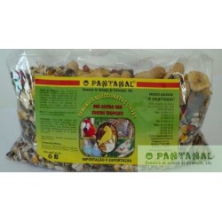 Mistura Comida Premium Especial para Papagaios com Frutos Naturais  1kg