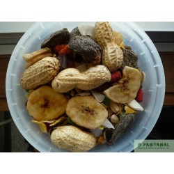 Mistura Comida Premium Especial para Papagaios com Frutos Naturais 20kg 